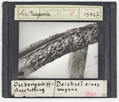 Vorschaubild Osebergfund. Wagendeichsel. Oslo, Universitätsmuseum Diasammlung